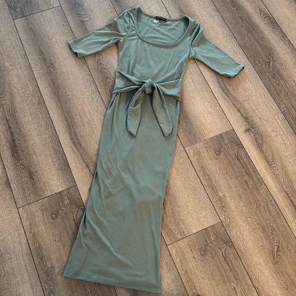 See You Monday Midi green medium bodycon - Picture 2 of 5